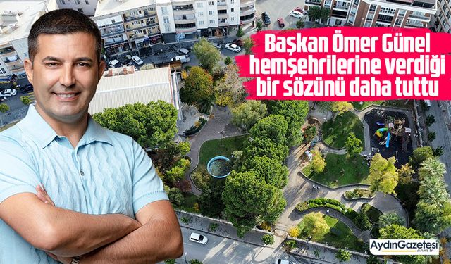 Başkan Ömer Günel hemşehrilerine verdiği bir sözünü daha tuttu