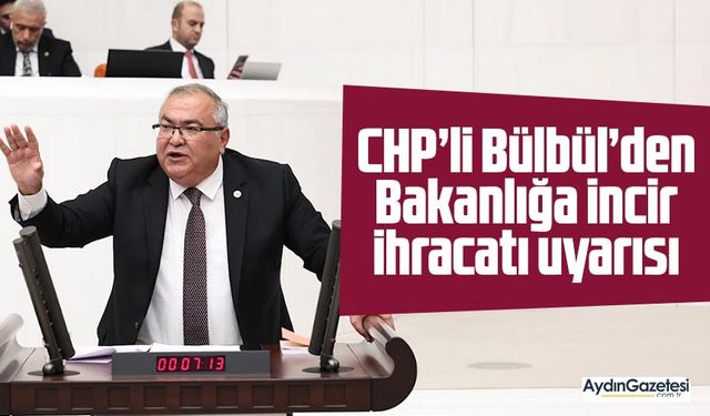 CHP’li Bülbül’den Bakanlığa incir ihracatı uyarısı