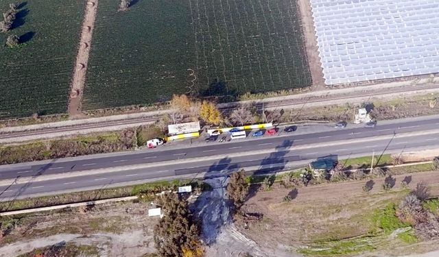 Aydın'da hava destekli trafik denetimi: 105 araç kontrol edildi