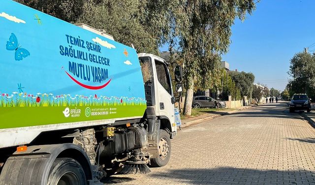 Efeler Belediyesi mahallelerdeki temizlik çalışmalarını sürdürüyor