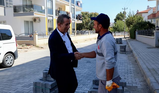 Başkan Yetişkin Tepecik Mahallesi’nde yapılan çalışmaları yerinde inceledi