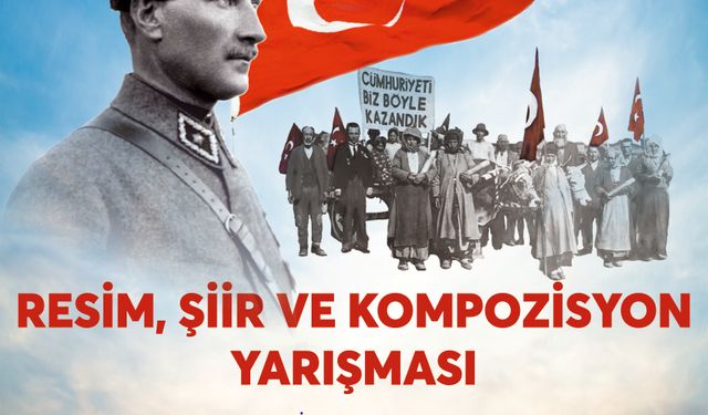 Büyükşehir'den 29 Ekim temalı ödüllü resim, şiir ve kompozisyon yarışması