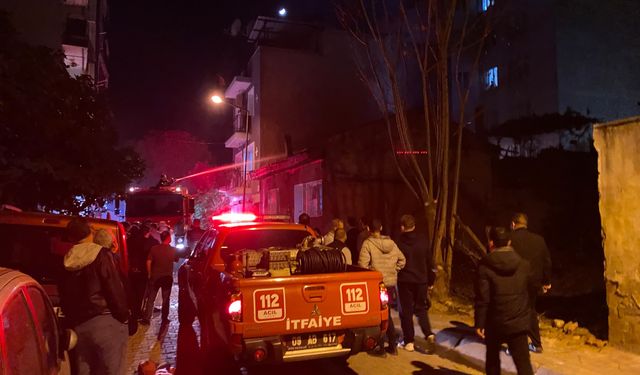 Aydın'da çıkan yangında yaşlı kadın evsiz kaldı