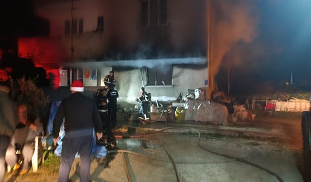 Sobadan çıkan yangında 1 kişi yaralandı