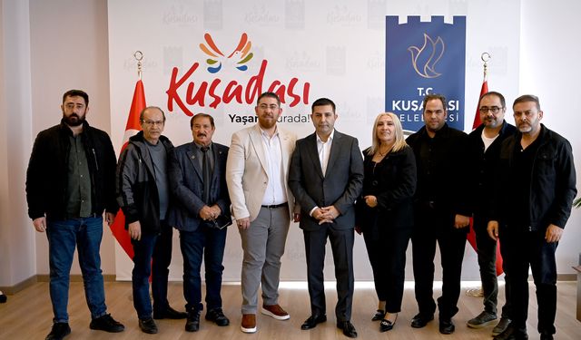 Aydın Büyükşehir Gazeteciler Cemiyeti’nden Başkan Ömer Günel’e ziyaret