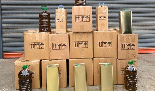 Polis ekipleri yakaladı, sahte yağlara el konuldu