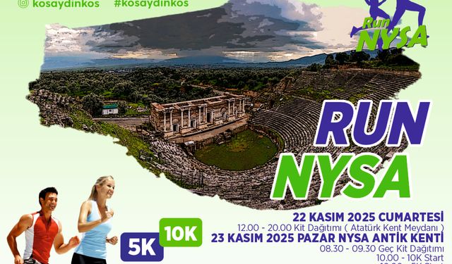 Tarihin kalbinde, doğanın içinde ‘Run Nysa’ başlıyor