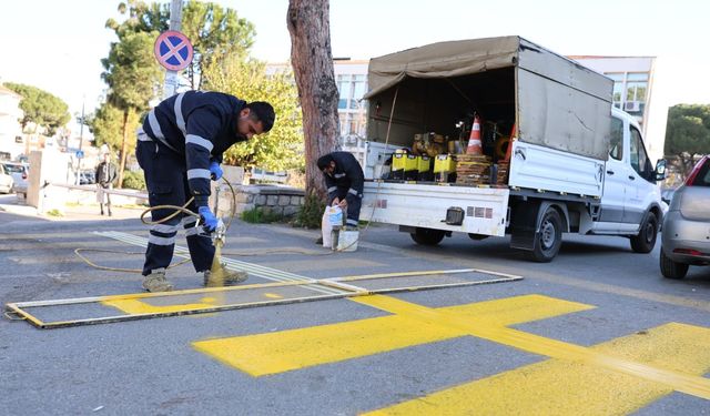 Büyükşehir ekiplerinden Koçarlı ve Germencik'te hummalı çalışma