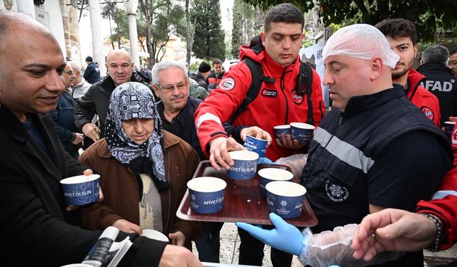 Büyükşehir 6 Şubat Depremleri anma yıldönümünde hayır gerçekleştirdi