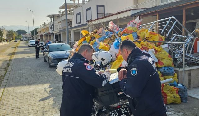 Kuşadası Belediyesi çevreyi kirletenlere göz açtırmıyor