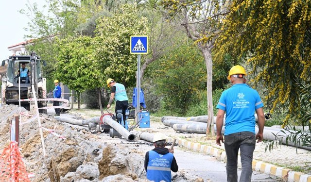 Büyükşehir'den Kuşadası’nda altyapı yatırımı