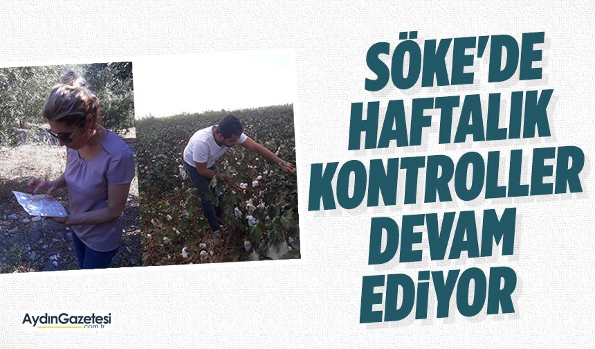 Söke'de haftalık kontroller devam ediyor