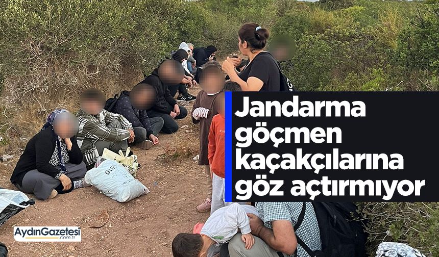 Jandarma göçmen kaçakçılarına göz açtırmıyor