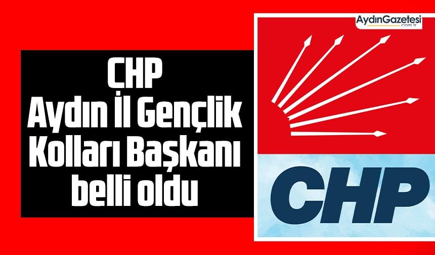 CHP Aydın İl Gençlik Kolları Başkanı belli oldu