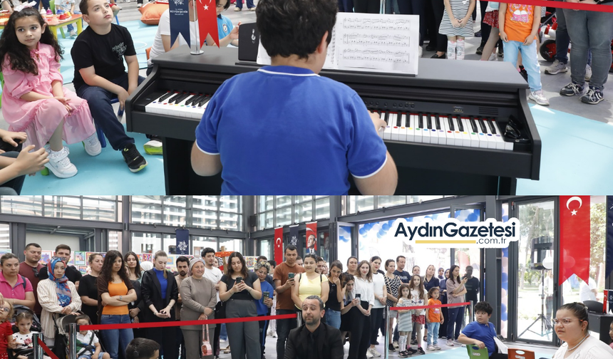 Otizm Merkezi öğrencilerinden sanat sergisi