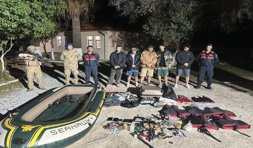 Kuşadası’nda yasa dışı geçiş hazırlığındaki 5 düzensiz göçmen yakalandı