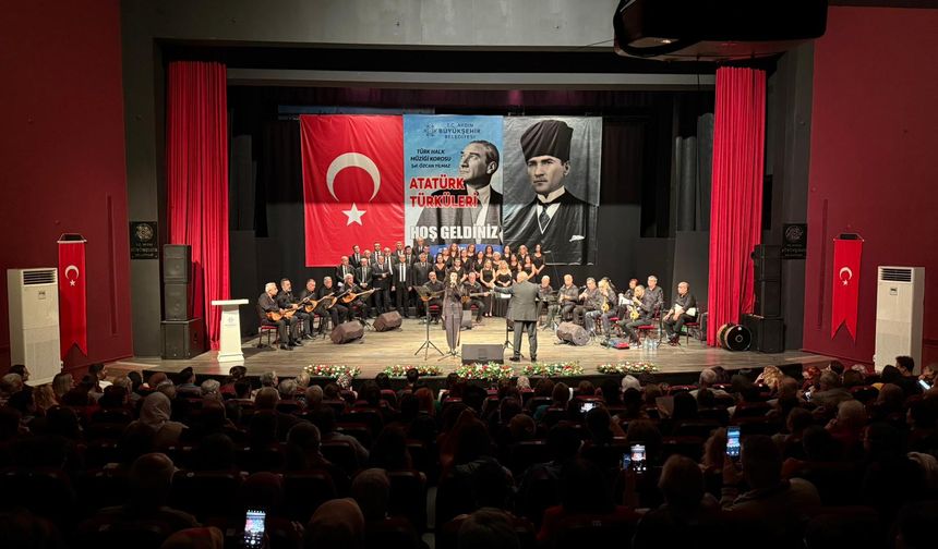Aydın Büyükşehir Belediyesi, Ulu Önder Gazi Mustafa Kemal Atatürk’ü türkülerle andı