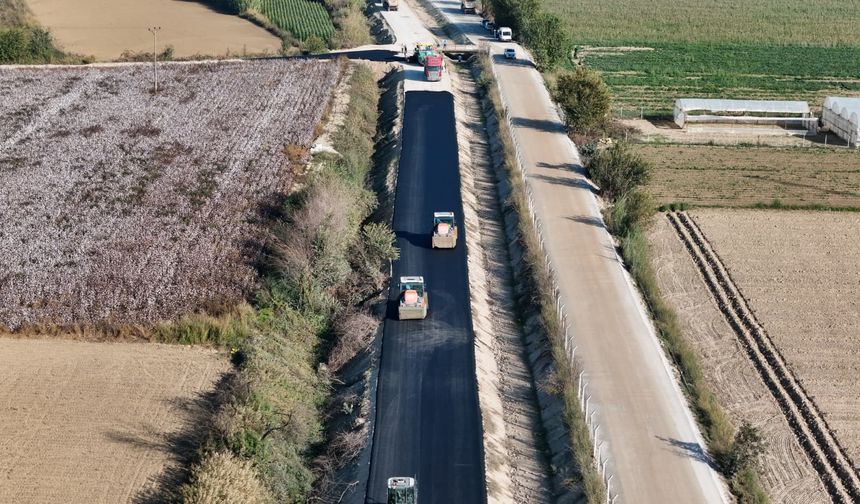 Aydın Şehir Hastanesi’ne ulaşımı kolaylaştıracak yeni yol çalışması sürüyor