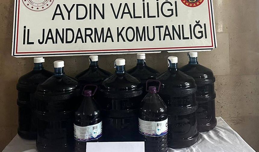 150 litre el yapımı içki ele geçirildi